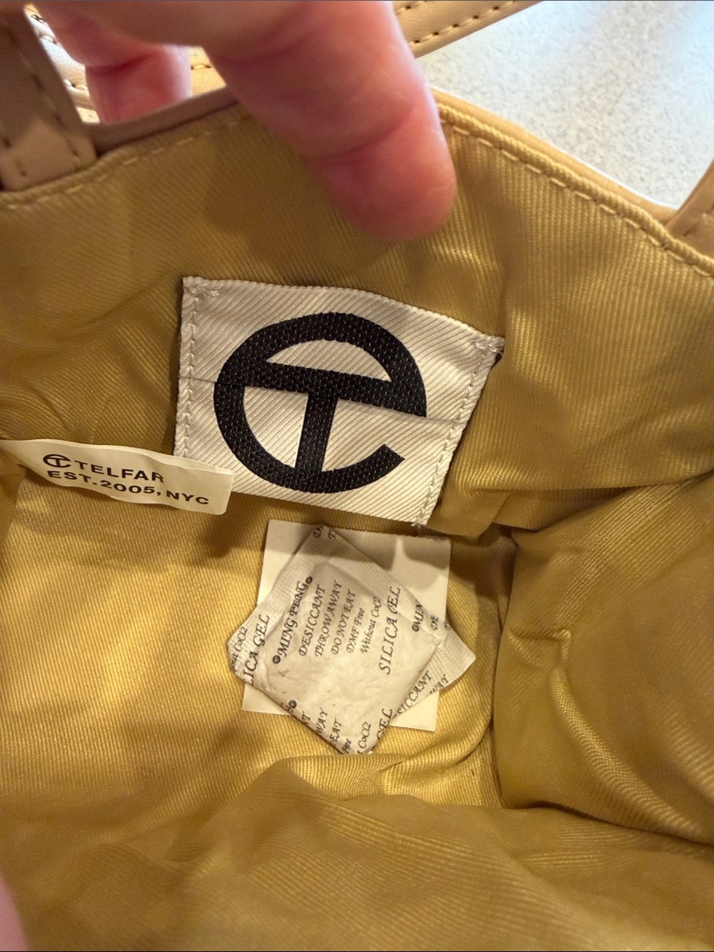 NWT Telfar Small Shopper Bag in Cream Authentic w/ dust bag - Picture 11 of 13